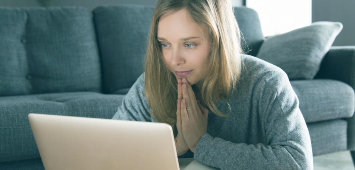 Financial analysis workspace with business reports and calculations